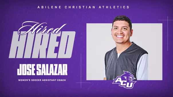 Jose Salazar women's soccer assistant coach hired graphic