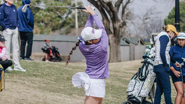 Ryann Honea takes a swing during the West Texas Classic at Abilene Country Club on March 2, 2026.