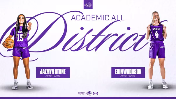 Woodson and Stone CSC Academic All-District Graphic