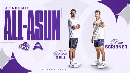 Men's Tennis Academic All-ASUN graphic 2026