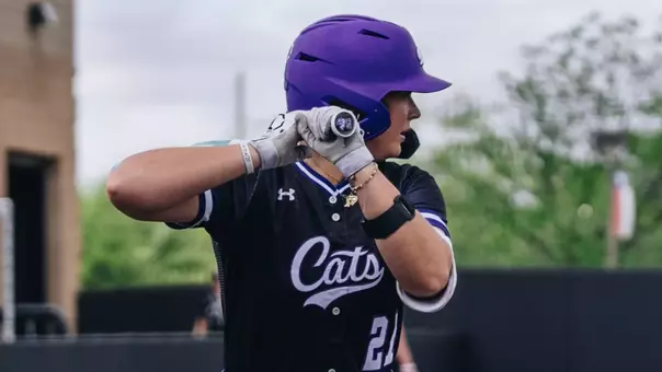 Elizabeth Schaefer prepares for a pitch during a game against Utah Valley on April 11, 2026
