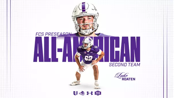 Luke Roaten FCS Stats Perform Preseason All-America graphic