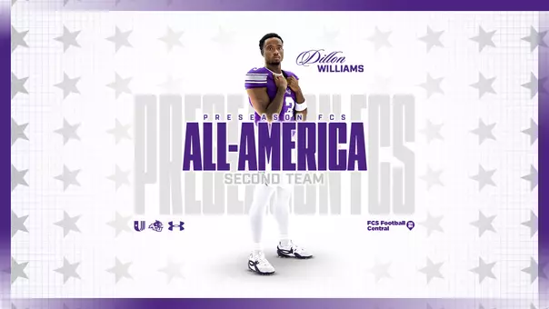 Dillon Williams preseason All-America graphic 2026