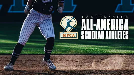 ACU softball NFCA All-America Scholar-Athlete graphic
