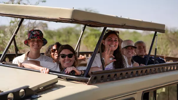 ACU women's basketball enjoys a safari at Akagera National Park in Rwanda on Aug. 14, 2026.