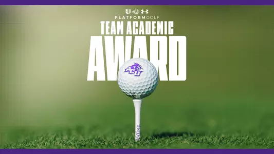 2025-26 PLATFORM Golf Team Academic Award Graphic