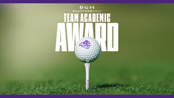 2025-26 PLATFORM Golf Team Academic Award Graphic