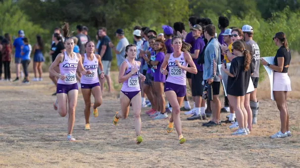 ACU women's cross country players run in the 2026 Naimadu Classic