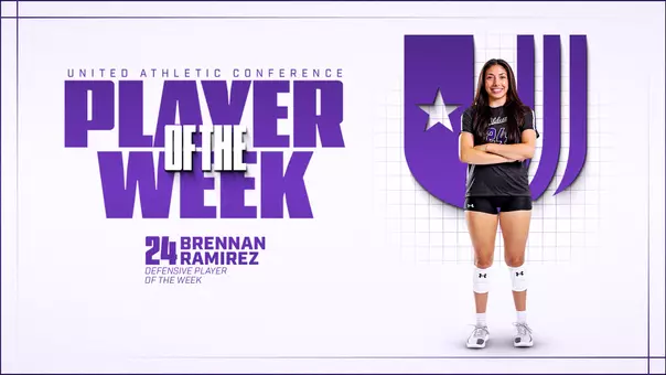 Brennan Ramirez UAC Defensive Player of the Week Graphic 9/28/26