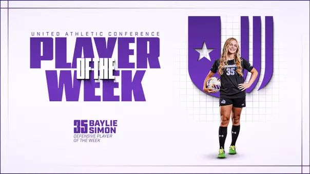 Baylie Simon UAC Defensive Player of the Week award Sept. 8, 2026