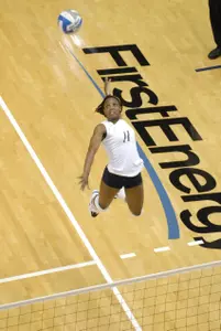 Zips Fall to Broncos in Straight Sets Image