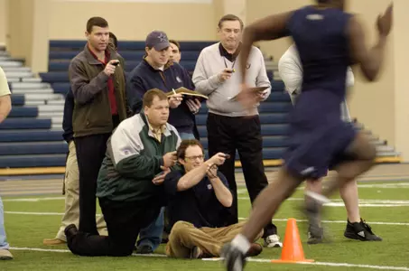 Akron Football Hosts Pro Timing Day Image