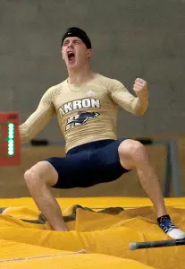 UA Pole Vaulters Sweep MAC Weekly Awards Image