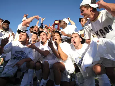 The New Gold Standard: Men's Soccer Captures National Title Image