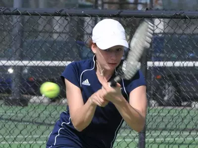 Tennis Shuts Out EKU, Remains Undefeated Image