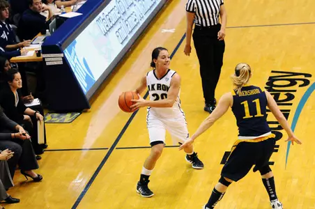 Women's Basketball Loses Back-and-Forth Battle at Robert Morris, 85-78 Image