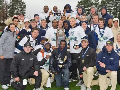 Men's Track Leads Wire-to-Wire, Captures MAC Outdoor Title Image