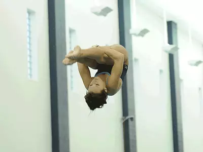 Swimming and Diving Handed 168-130 Defeat by Buffalo Image