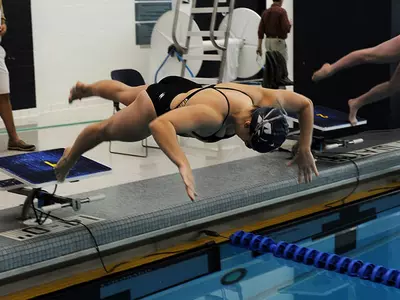 Swimming and Diving Rolls Past St. Francis (Pa.), 186-103 Image