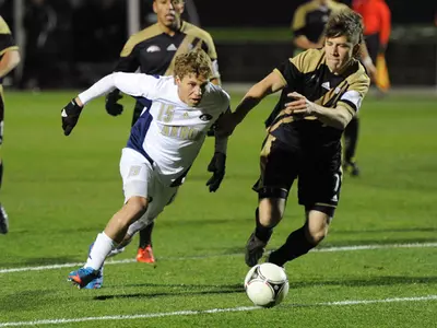 Caldwell's Clutch Goal Tops Western Michigan, Highlights Senior Night Image