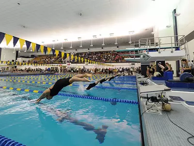 Swimming and Diving Maintains Fifth Place at Zippy Invitational Image