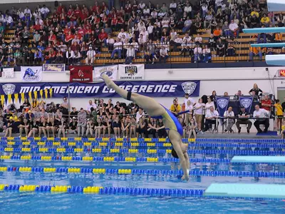 UA Swim and Dive Sixth After Day One of MAC Championships Image