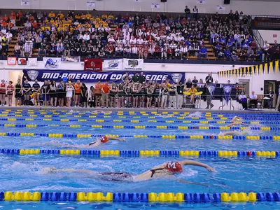 Szymkowiak, McNamara Pace Zips in Last Day of MAC Swim and Dive Championships Image