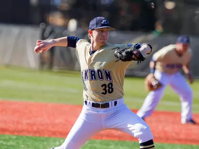 Akron Baseball Shuts Out Xavier 4-0 Image