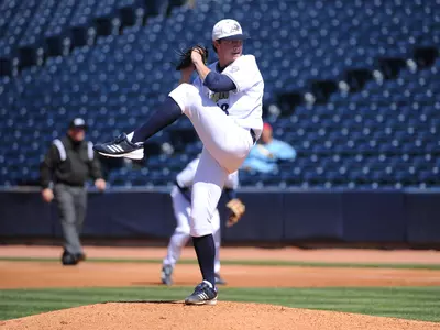 Brown's Complete Game Moves Baseball Past Western Michigan in Game One Image