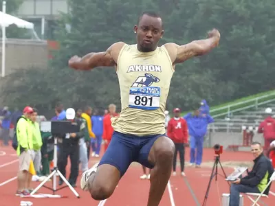 Peoples Posts Huge Mark In Long Jump At Penn Relays Image