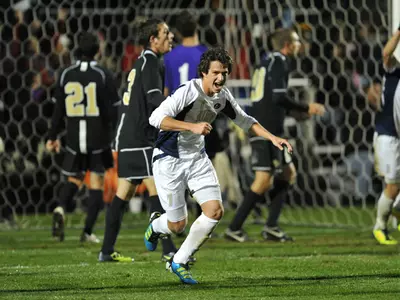 Men's Soccer Takes Care Of Colgate, 2-1, In Exhibition Image