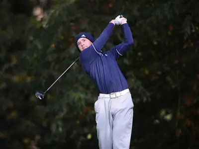 Harris; Men's Golf Grab Day One Lead at Pinetree Intercollegiate Image