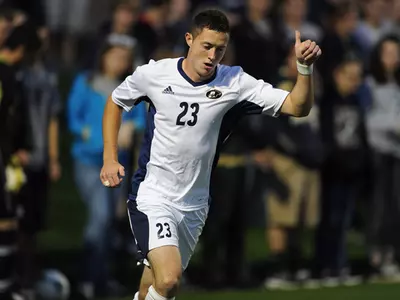 Derschang Stays Hot, Lifts Men's Soccer To 2-1 Win At Michigan Image