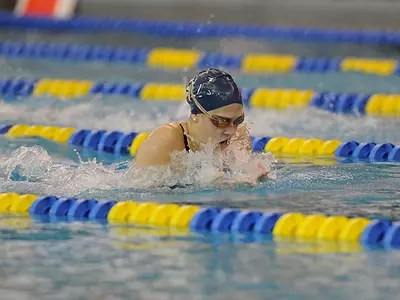 Swimming and Diving Falters in Final Home Meet Against BGSU Image