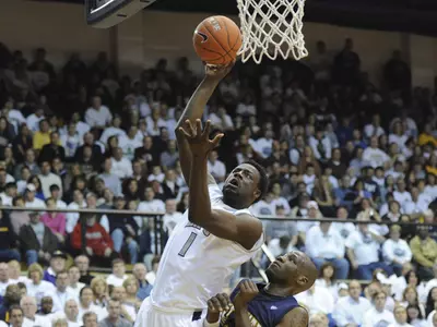 Men's Basketball Overcomes Slow Start to Defeat Miami (Ohio) 54-50 Image