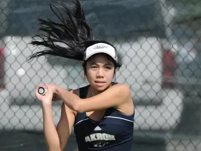 Women's Tennis Sweeps Meeting with Dayton and Wright State Image