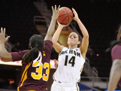 Women's Basketball tournament run halted by Central Michigan in MAC Championship Image