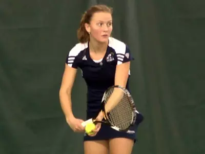 Women's Tennis Slides By Ball State 4-3, Improves to 2-0 in MAC Standings Image