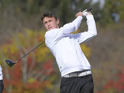 Men's Golf Closed Day One of MAC Championship in Fourth Place Image