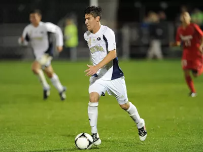 Men's Soccer Falls In Double Overtime At St. John's Image