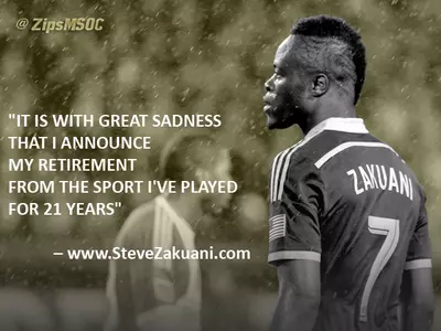 Akron Soccer Alum Steve Zakuani Retires from MLS Image