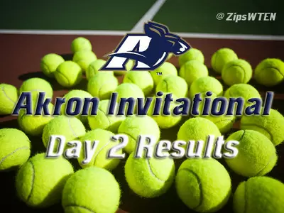 Women's Tennis Akron Invitational: Day 2 Results Image
