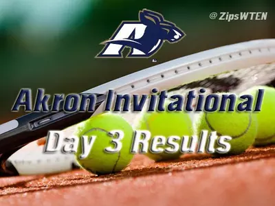 Women's Tennis Akron Invitational: Day 3 Results Image