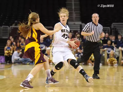Women's Basketball cruises to 100-62 exhibition victory over Ursuline Image