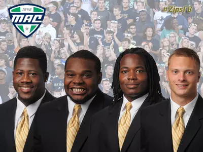 Four Zips Earn All-MAC Football Honors Image