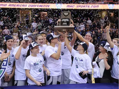 Women's Basketball earns first MAC title with 79-68 victory over Ball State Image
