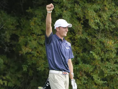 Bull, Harris Finish Inside Top-Five; Men's Golf Finishes Second at MAC Championship Image