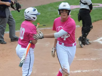 Softball wins 10-2 slugfest over Western Michigan, earns No. 3 seed in MAC Tournament Image