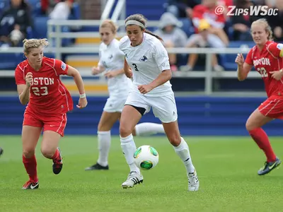Women's Soccer Notches First Victory Against Robert Morris, 2-1 Image