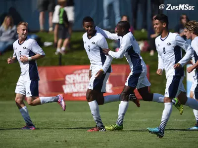 Men's Soccer Beats Hartford, Captures Univerisity of Akron Tournament Crown Image